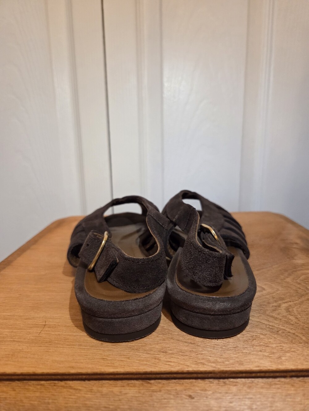 Anonymous Copenhagen Sophie 20 Women's Brown Suede Slingback Sandal - Picture 9 of 10